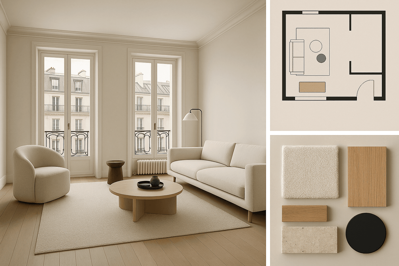 Étude de faisabilité et plans d'aménagement avant achat Nous réalisons des plans d’agencement personnalisés et des projections 3D pour vérifier le potentiel d'un bien immobilier avant achat.