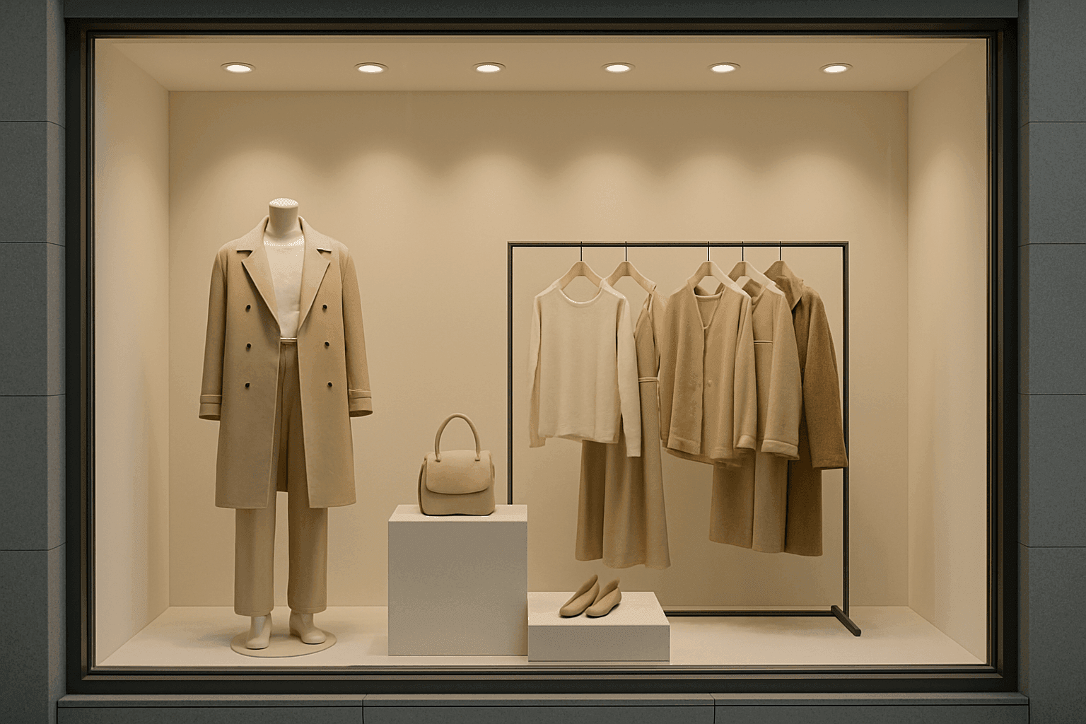 Scénographie éphémère et décoration événementielle pour commerce à Paris