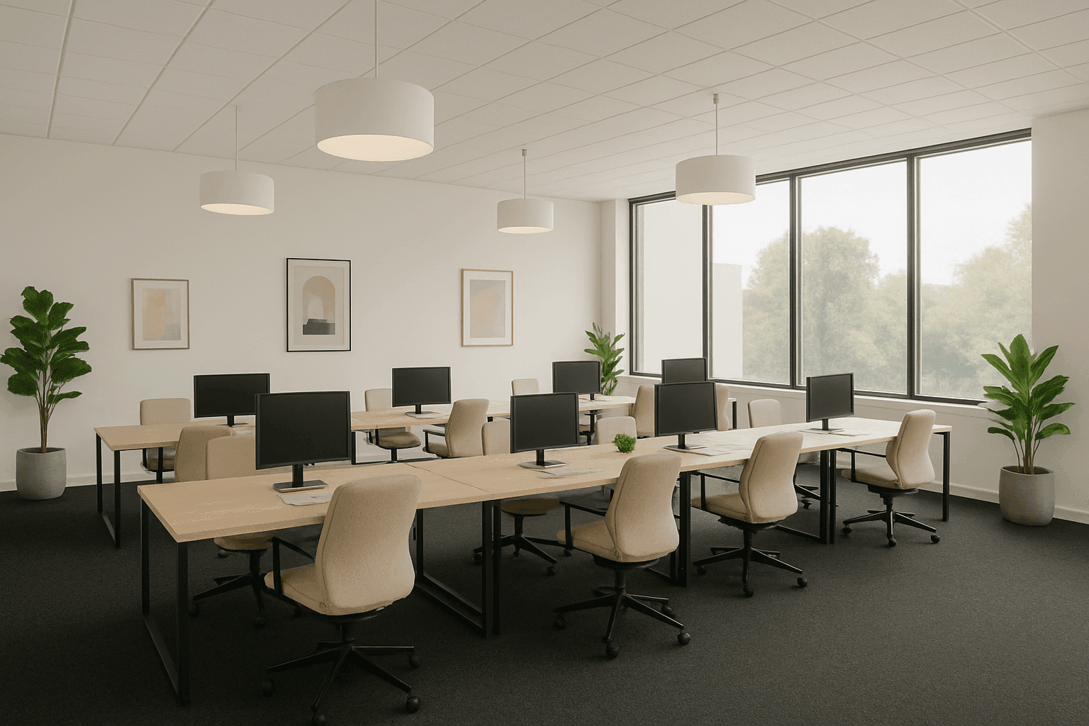 Aménagement de bureaux professionnels ergonomiques et collaboratifs à Paris